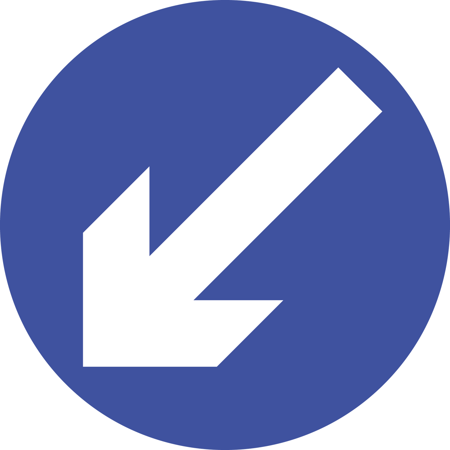 Keep Left/Right Sign - 3mm Aluminium sign 400mm x 400mm, Qty1, indoor and outdoor