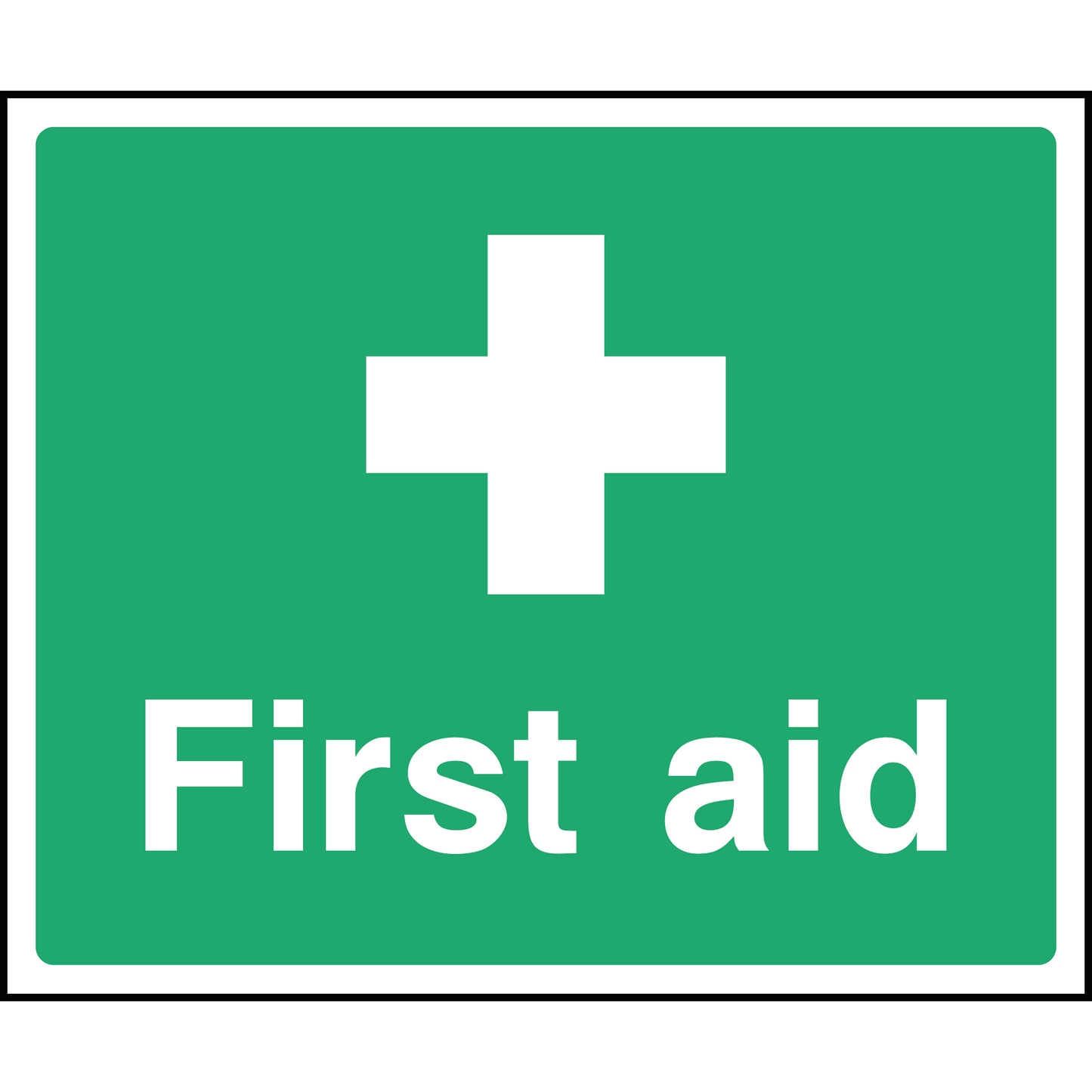 Aluminium (ACM) First Aid Sign 297mm x 210mm