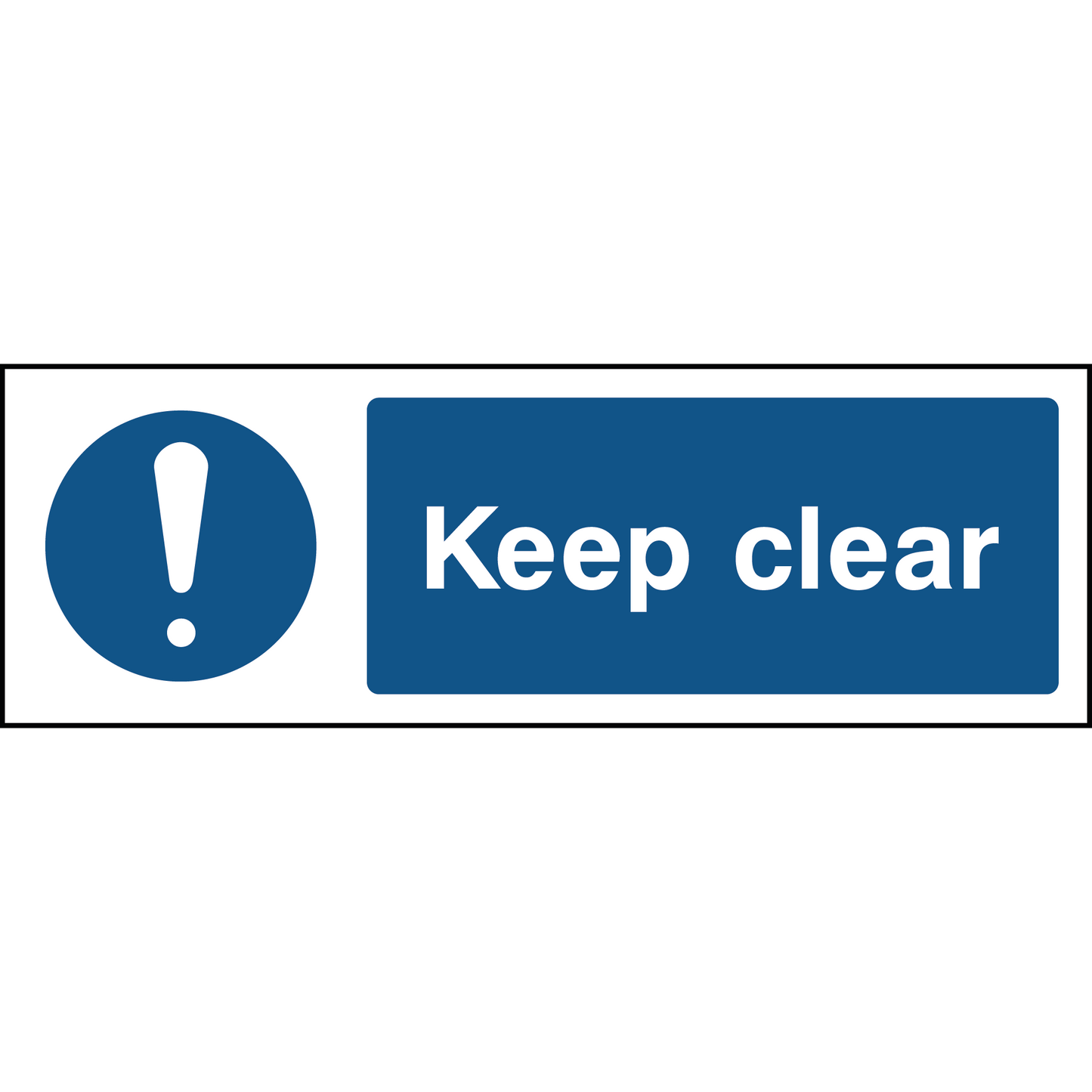 Keep Out Sign - 3mm Aluminium sign 297mm x 210mm, A4 Qty1, indoor and outdoor